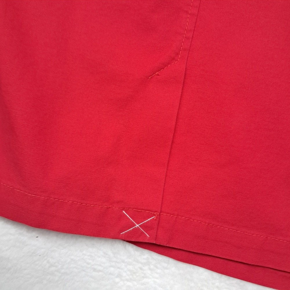 NWOT Talbots Tailored Utility Jacket Womens XL Red Canvas Field Coat Button Up - Picture 6 of 11
